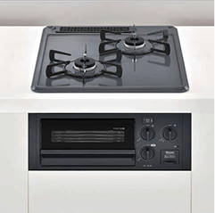 グリル付きガスコンロ(1K)